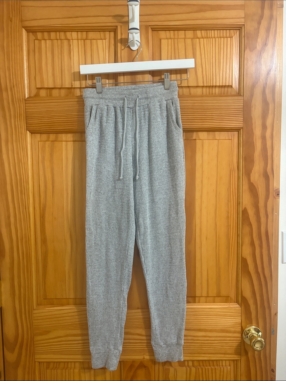 SO Lounge Life Grey High-Rise Jogger Sweatpants Size XS